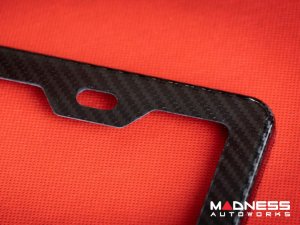 License Plate Frame - 100% Genuine Carbon Fiber